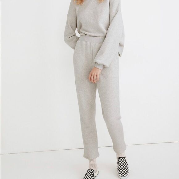 Madewell MWL Tapered Sweatpants with Stitch Pockets - Picture 2 of 7